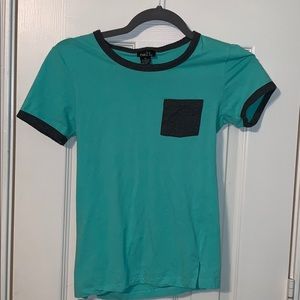 Rue21 Turqouise pocket tee